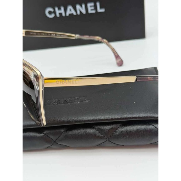 CHANEL Polarized Sunglasses WS12083 Brown – Side‎ Logo – 100% Authentic – Women main image 6